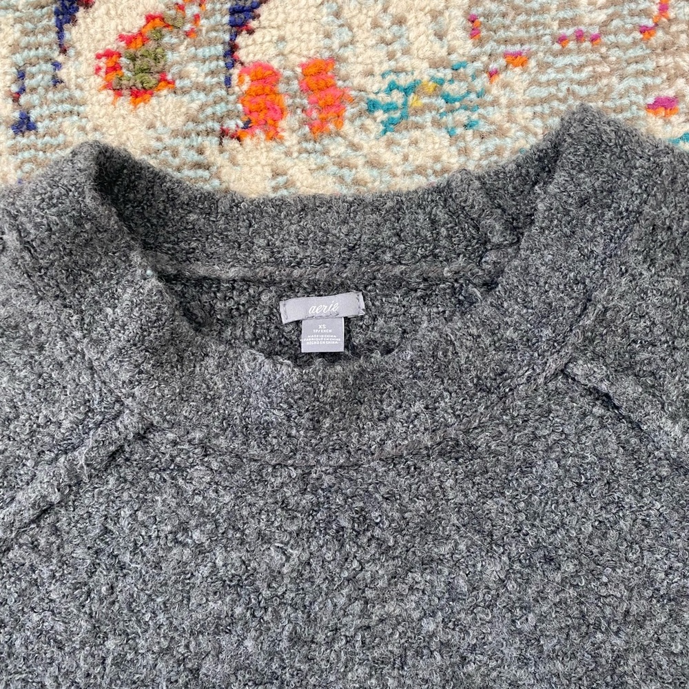 Aerie Gray Sweater - Picture 2 of 3